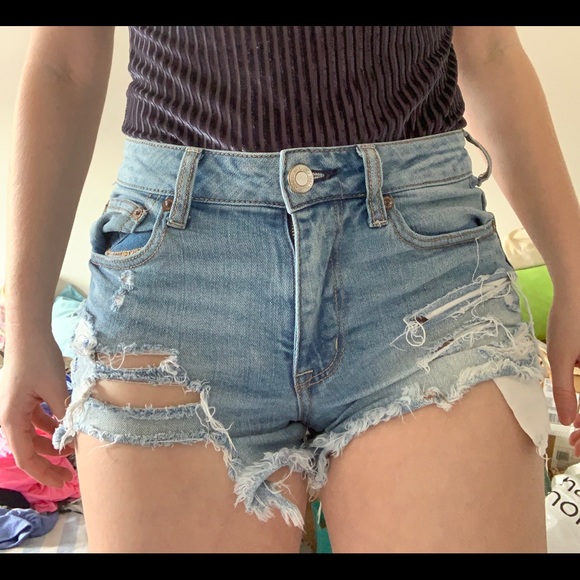 American eagle jean shorts